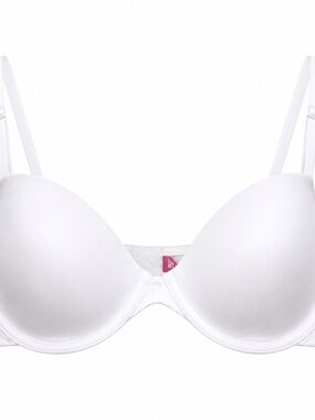 Victoria’s Secret PINK T-Shirt Demi Bra White 36C Underwire